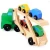 Import Hot selling factory wholesale wooden vehicle transport toy Trailer truck toy from China