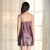 Import Hot selling New design Lady Sexy Satin Nightgown Night Dress and Nighties from China