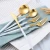 hotel and restaurant use gold plated flatware wholesale