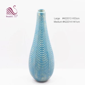 Hotel Home Garden Decor Luxury Carving Vase Sets