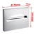 Import Hotel ProjecT Bathroom Accessories 304 Stainless Steel Wall Mount Toilet Seat Cushion Cover Tissue Paper Dispenser from China