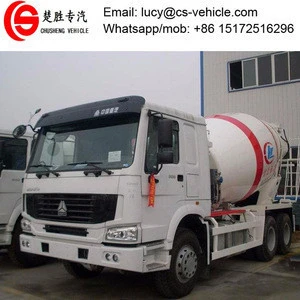 HOWO 6X4 Cement Mixer Truck 10000L Concrete mixer truck for mixing sand cement on site