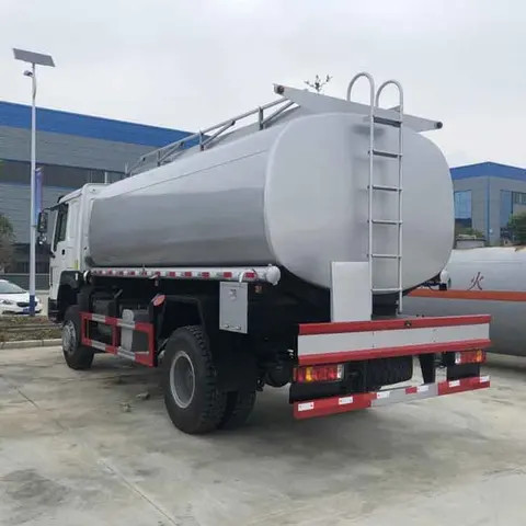 Howo 8x4 10/20 Cbm Fuel Tank Truck Used 371/375 Hp Lhd Rhd 10000l-20000l Oil Tanker Truck For Sale