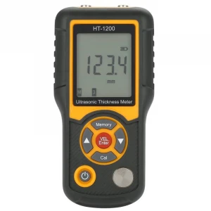 HT-1200 Digital LCD Ultrasonic Thickness Meter Tester Gauge Measuring Tool 1.2~225mm Range
