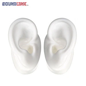 Human Ear Model Made of Silicon for Hearing Aid Display and Teaching Resources