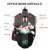 HXSJ New Mechanical Wired Gaming Mouse 9 Key Macro Definition 6400 DPI Color Backlit Game Player Computer Peripheral PC Black