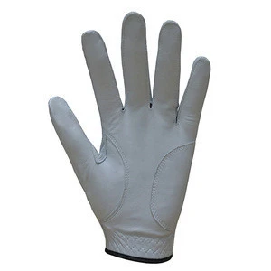 Indonesia cabretta leather Sport Protective Left hand Sheepskin Golf Gloves for Men