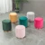 Import Indoor home furniture new design modern unique velvet ottoman stool chair pouf living Room stool from China