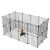 Import Indoor outdoor puppy exercise pen puppy playpen cages for guinea pigs and edgehogs from China