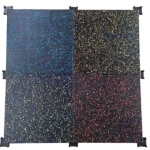 Indoor Sports Fitness EPDM Rubber Flooring Mats Tile