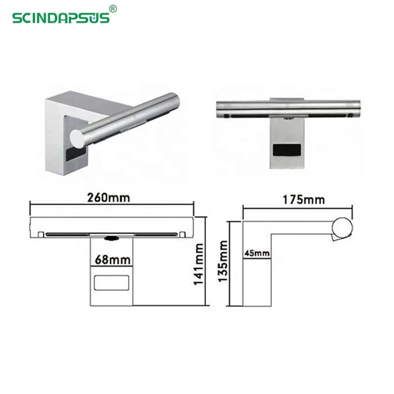 Induction Faucet + Automatic  Scindapsus Copper Basin Wash Hand Dryer