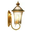 Industrial Application Outdoor Wall Mount Lantern Type Brass Wall Lamp Made In China