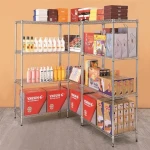Industrial Heavy Duty 4 Layers Adjustable Wire Shelf