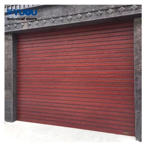 Industrial Motorized  Roller Shutter Door Electric Aluminum Rolling Shutter Door