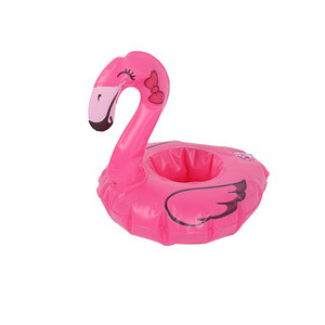 Inflatable Cup Holder Unicorn Flamingo Drink Holder Swimming Pool Float Bathing Pool Toy Party Drink Cup Holder
