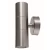 Import IP 54 exterior stainless steel gu10 round shape double heads up and down wall light from China