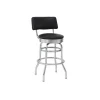iron material industrial style swivel bar stools