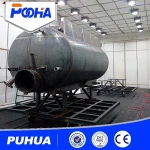 ISO CE Indoor air sand blasting cabin/shot blasting room for auto spare parts