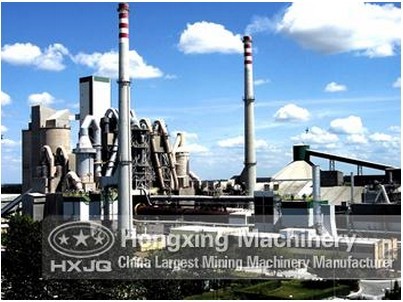 ISO High Efficiency Cement Making Machinery / Cement Manufacturing Equipment / Cement Production Line Cement Industry Reasonable