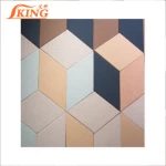 ISOKING sound absorbing perforated acoustic protection fiber glass wall panels