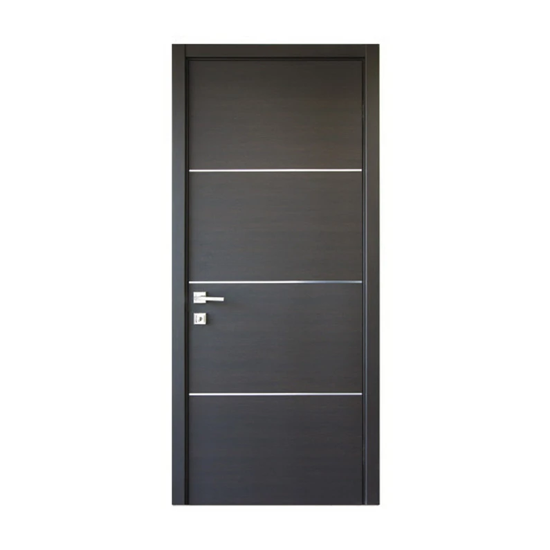 Italian new design minimalist house wooden door model bed room doors interior woodendoor