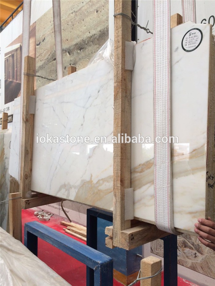 Italy high quality Polished calacatta gold marble slab