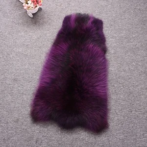 Jancoco Fur High Quality Animal Skin Materials Real Raccoon Fur Pelt