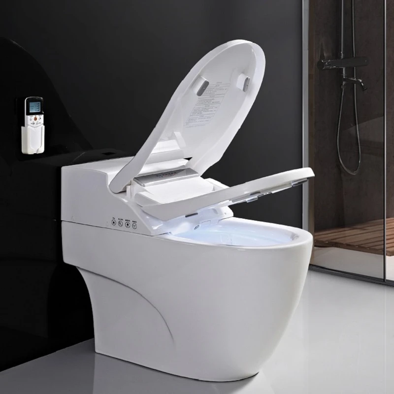 Japanese Household Bathroom Watermark Massage Clean Smart Toilet With Remote