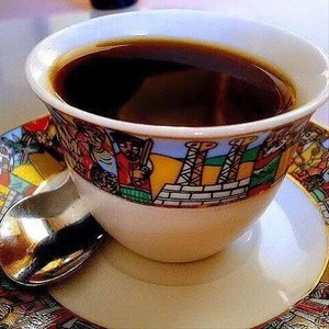 Jebena Ethiopian coffee cups tea set cup Queen of Sheba Art Set of 6