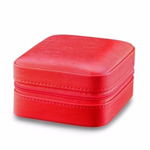 jewelry packaging box Leather Travel Jewelry Box Organizer Display Storage Case for Rings Earrings Necklace