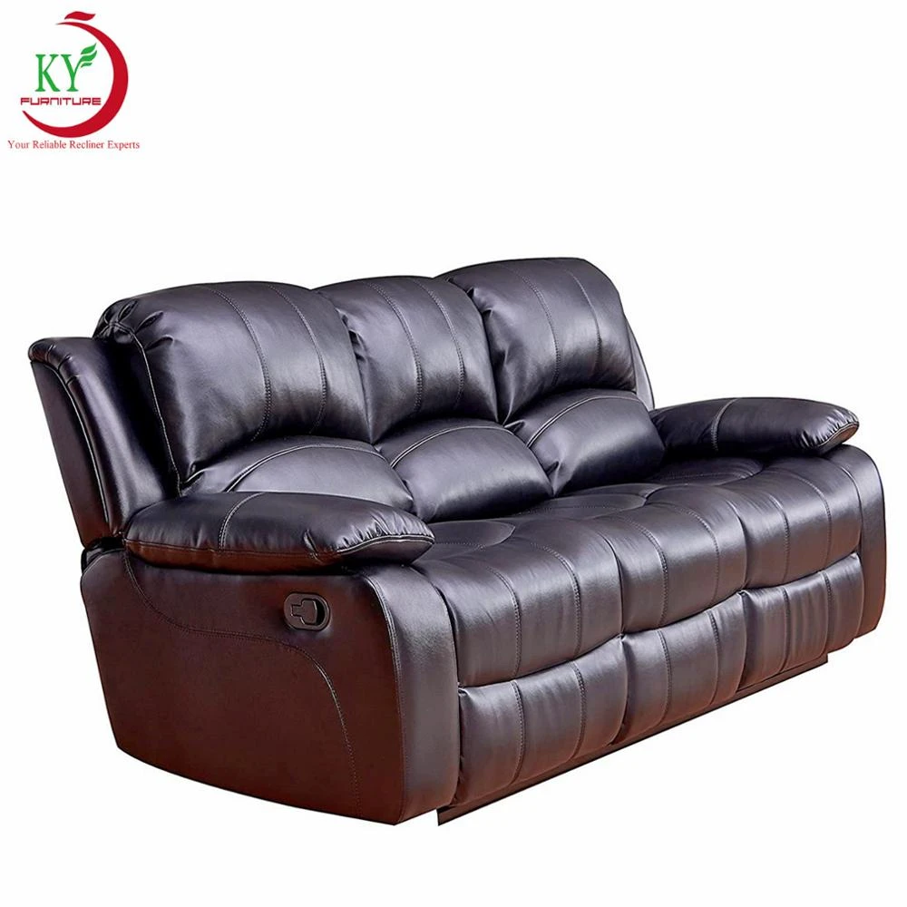 JKY Furniture 3 Piece Seater Home Furniture Recliner Motion Sofa Sets Lounge Chair Loveseat Reclining Couch for Living Room