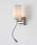 Import JLW-H059 Modern Wall Mounted Lamp With Gooseneck LED hotel wall lamps with reading light from China