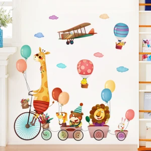 JS Kindergarten Wall Decoration Kids Bedroom Self-adhesion Wall Sticker