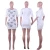 Import KC- 1124 White letter print dresses women casual dress one piece short sleeve dress for women from China