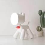 Kids Night Lights Rechargeable Dimmable Table Puppy Study Reading Led Desk Lamps with usb port