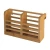 Import Kitchen 2 Tier Bamboo Foldable Dish Drying Rack Collapsible Dish Drainer Wooden Plate Drainer Rack from China