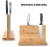 Import Kitchen storage holder Double side Universal Bamboo knife block magnetic from China