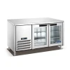 Kitchen workbench- Hotel refrigeration equipment workbench fridge Platform glass door display cabinet