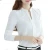 Korean Fashion V Neck Long Sleeve Elegant Office Ladies Wear Chiffon Blouses