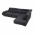 Import L-shaped classic north american fabric three seat home furniture sofa hotel corner sectional sofa chaise from china from China