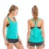 Ladies slim fit gym wear sexy yoga drop armhole tank top custom dri fit short camisole tops