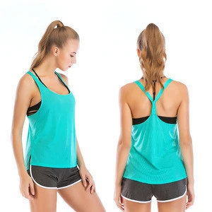 Womens Gym Vest, Drop Arm Hole Workout Tank Top, Muscle Tank