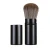 Import Large black metal retractable cosmetic kubuki powder brush Slanted Luxury Black Makeup Brush Powder Brush from China