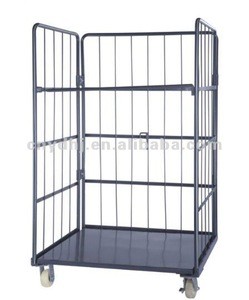 Large Capacity Roll Metal Security Storage Cage Trolley YD-L005 from Suzhou China