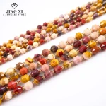Large Gemstone Natural Loose Beads Wholesale Natural Egg Yolk Stone Beads Faceted Beads Jewelry Making
