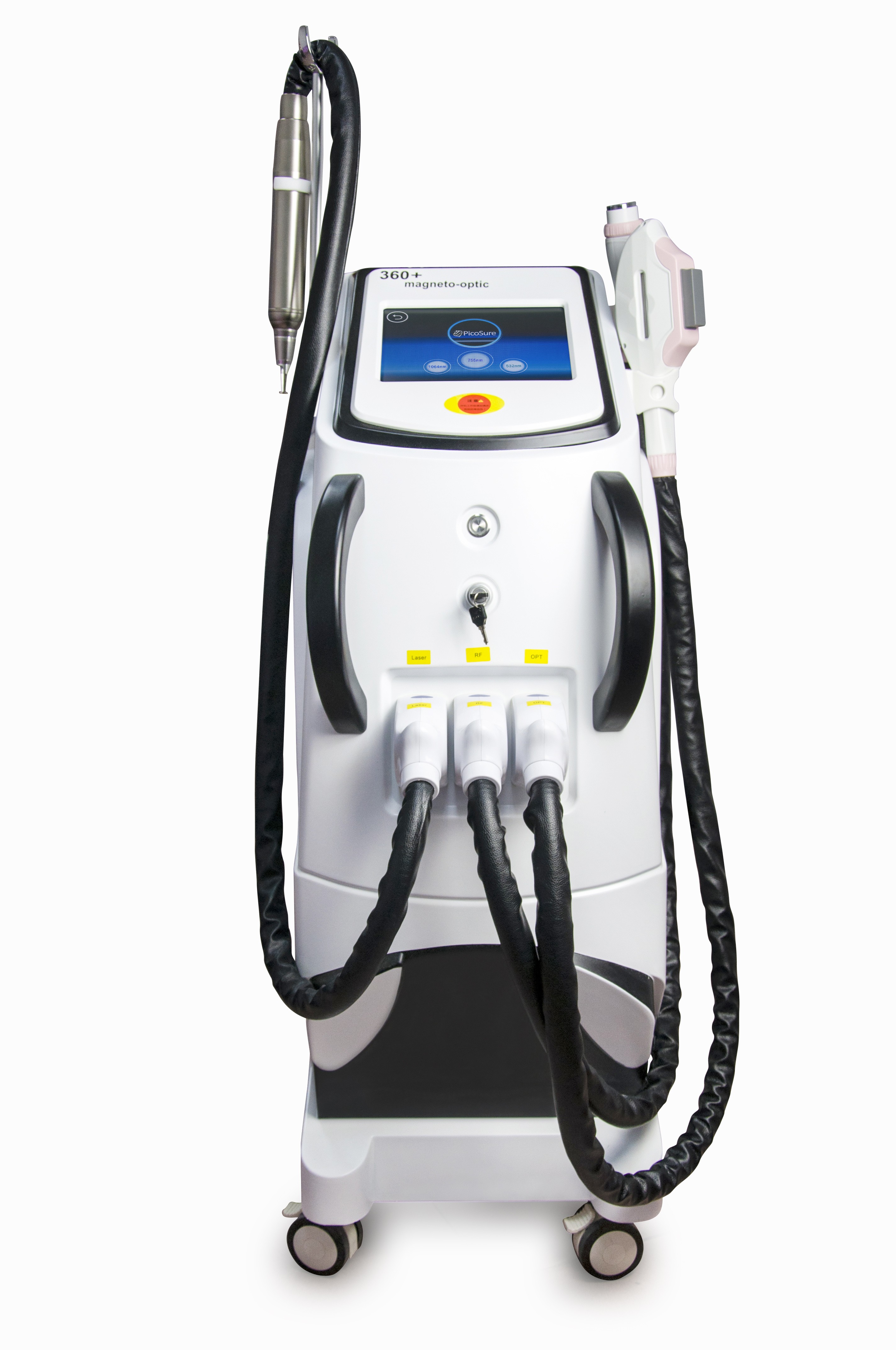 Laser picosure q switched nd yag opt rf picosure cleaning 3 in 1 multifunctional beauty machine