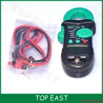 LCD Digital Diode Test Clip-on Multimeter ac/dc Ammeter Voltmeter EM201 Ohm Frequency Electrical Tester
