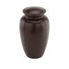 Leather Mounted Brass Cremation Adult Urns for Human Ashes And Funeral Supplies