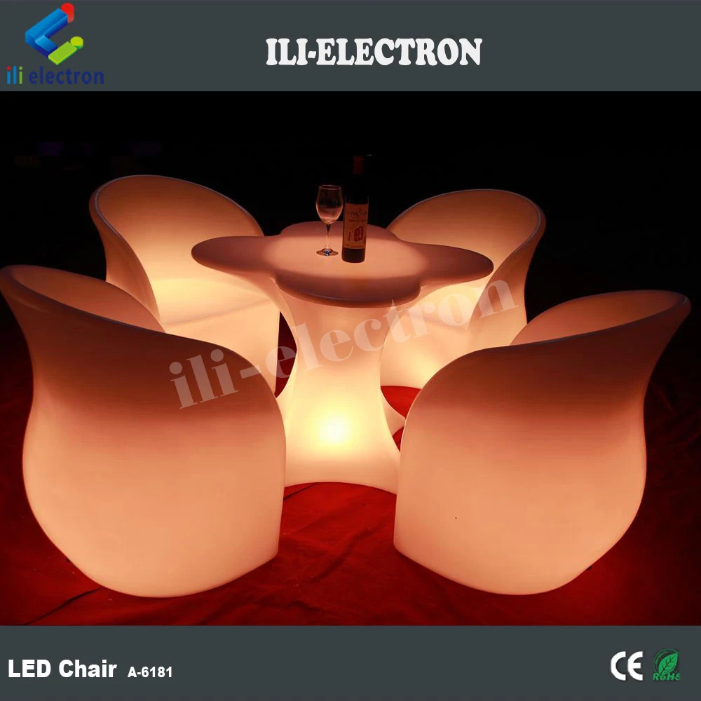 led glow furniture for events outdoor lighting