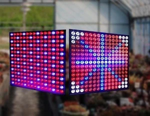 LED Grow Light Panel 45W Full Red Blue Spectrum LED Growing Lights for Indoor Plants Seeding Veg and Flower